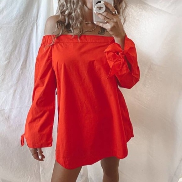 Free People Show Me Some Shoulder Tunic Dress Blouse size S - Picture 14 of 15